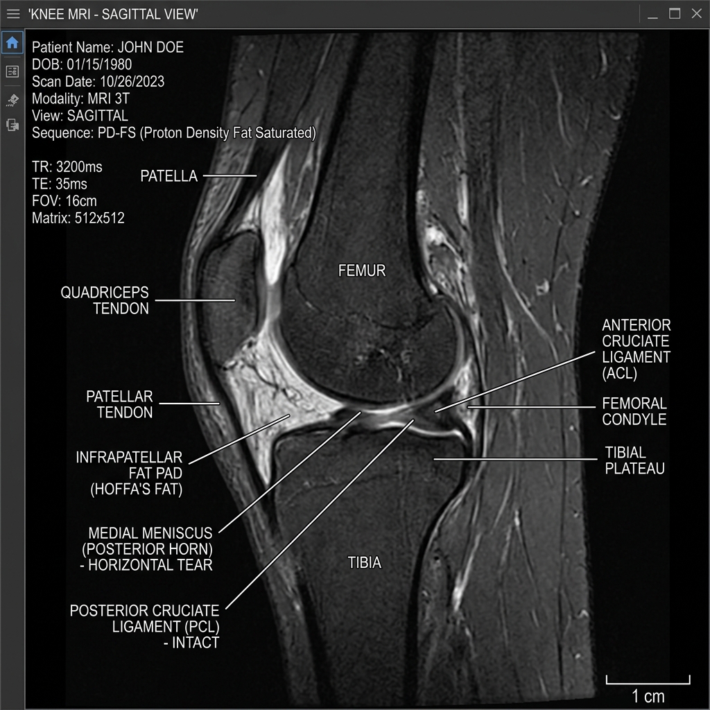Hidden Knee Meniscal Tear - Clinical diagnostic imaging case study