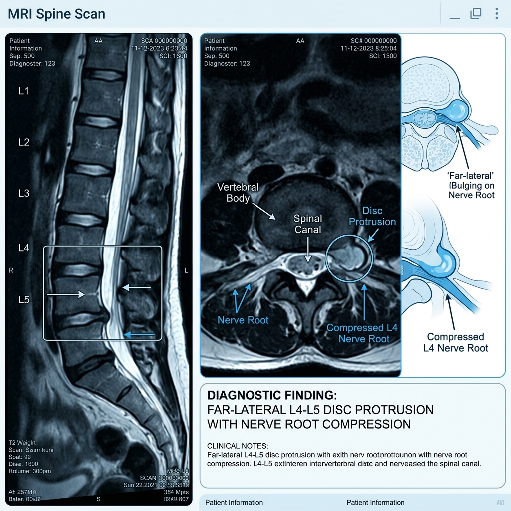 Complex Spinal Nerve Compression - Clinical diagnostic imaging case study